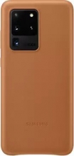 Samsung Leather Cover for Galaxy S20 Ultra brown 