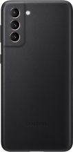 Samsung Leather Cover for Galaxy S21+ black 
