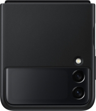 Samsung Leather Cover for Galaxy Z Flip 3 black 