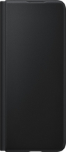 Samsung Leather Flip Cover for Galaxy Z Fold 3 5G black 