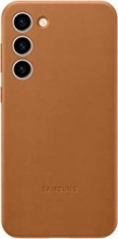 Samsung Leather case for Galaxy S23+ Camel 