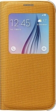 Samsung S-View Cover textile for Galaxy S6 yellow 