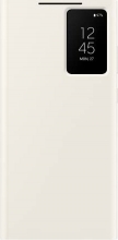 Samsung Smart View wallet case for Galaxy S23 Ultra Cream 