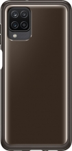 Samsung Soft clear Cover for Galaxy A12 black 