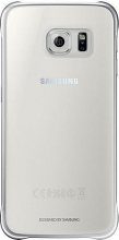 Samsung clear Cover for Galaxy S6 silver 
