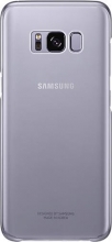 Samsung clear Cover for Galaxy S8 purple 