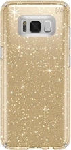 Speck Presidio clear + Glitter for Samsung Galaxy S8 gold 