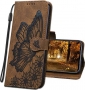 MRSTER Flip case Retro Butterfly for Xiaomi Poco X3 Pro brown 