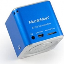 Technaxx mini MusicMan wireless Soundstation BT-X2 blue