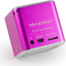 Technaxx mini MusicMan wireless Soundstation BT-X2 pink