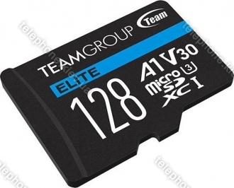 TeamGroup ELITE R90/W45 microSDXC 128GB Kit, UHS-I U3, A1, Class 10