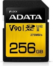 ADATA Premier ONE R275/W155 SDXC 256GB, UHS-II U3, Class 10