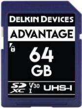 Delkin Advantage 633X R90/W90 SDXC 64GB, UHS-I U3, Class 10