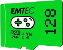 Emtec GAMING R100/W50 microSDXC 128GB, UHS-I U3, A1, Class 10