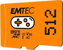 Emtec GAMING R100/W50 microSDXC 256GB, UHS-I U3, A2, Class 10