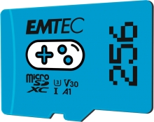 Emtec GAMING R100/W50 microSDXC 256GB, UHS-I U3, A1, Class 10