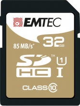Emtec Gold+ R85/W21 SDHC 32GB, UHS-I U1, Class 10