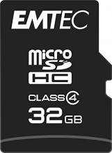 Emtec R12/W6 microSDHC 32GB Kit, Class 4