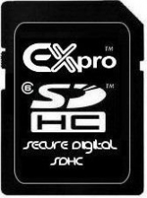 Ex-Pro SDHC 32GB, Class 6