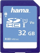 Hama HighSpeed R80 SDHC 32GB, UHS-I U1, Class 10