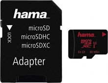 Hama R80/W30 microSDXC 64GB Kit, UHS-I U3