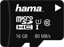 Hama R80 microSDHC 16GB, UHS-I, Class 10