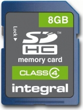 Integral SDHC 8GB, Class 4