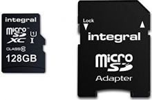 Integral Smartphone and Tablet R80 microSDXC 128GB Kit, UHS-I U1, Class 10