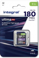 Integral ultima PRO R180/W150 SDXC 1TB, UHS-I U3, Class 10