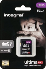 Integral ultima PRO R80 SDHC 32GB, UHS-I U1, Class 10