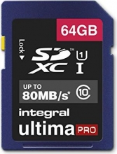 Integral ultima PRO R80 SDXC 64GB, UHS-I U1, Class 10