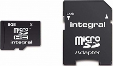 Integral ultima PRO R90 microSDHC 8GB Kit, UHS-I U1, Class 10