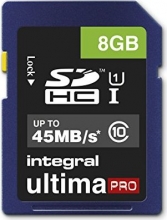 Integral ultima PRO SDHC 8GB, UHS-I U1, Class 10