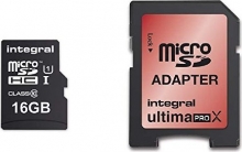 Integral ultima PRO X R90/W45 microSDHC 32GB Kit, UHS-I U3, Class 10