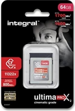 Integral ultima PRO X2 Cinematic R1700/W1600 CFexpress Type B 64GB