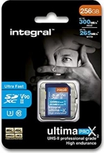 Integral ultima PRO X2 R300/W265 SDXC 256GB, UHS-II U3, Class 10