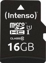 Intenso Premium R45 microSDHC 16GB Kit, UHS-I U1, Class 10
