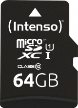 Intenso Premium R45 microSDXC 64GB Kit, UHS-I U1, Class 10