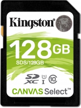 Kingston Canvas Select R80 SDXC 128GB, UHS-I U1, Class 10