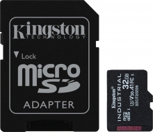 Kingston Industrial Temperature Gen2 R100 microSDHC 32GB Kit, UHS-I U3, A1, Class 10