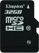 Kingston microSDHC 32GB, Class 10