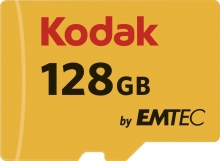 Kodak 580X R85/W20 microSDXC 128GB Kit, UHS-I U1, Class 10