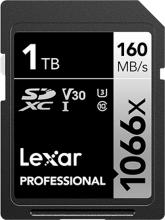 Lexar Professional 1066x Silver Series R160/W120 SDXC 1TB, UHS-I U3, Class 10