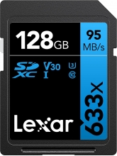 Lexar Professional 633x R95/W45 SDXC 128GB, UHS-I U1, Class 10