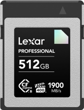 Lexar Professional DIAMOND R1900/W1700 CFexpress Type B 512GB