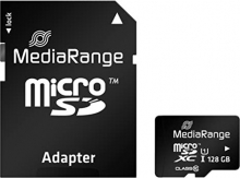 MediaRange R80 microSDXC 128GB Kit, UHS-I U1, Class 10