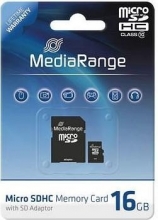 MediaRange microSDHC 16GB Kit, Class 10