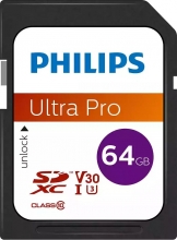 Philips Ultra Pro R100 SDXC 64GB, UHS-I U3, Class 10