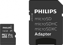 Philips microSDHC 16GB Kit, Class 10