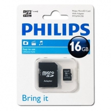 Philips microSDHC 16GB Kit, Class 4